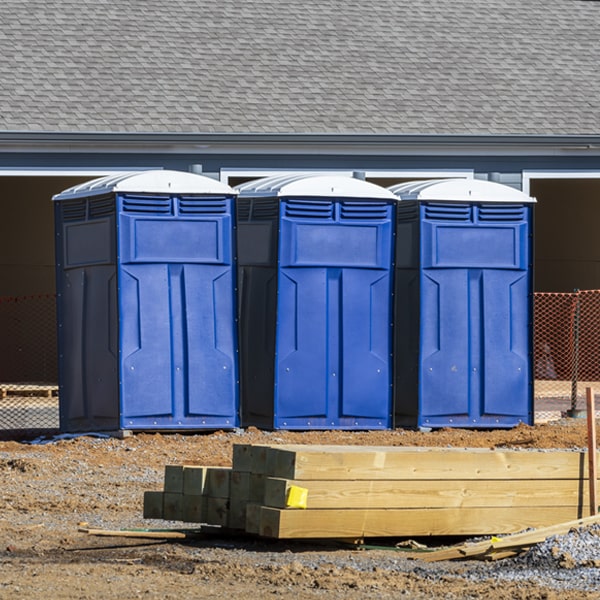 how do you dispose of waste after the porta potties have been emptied in Chapin